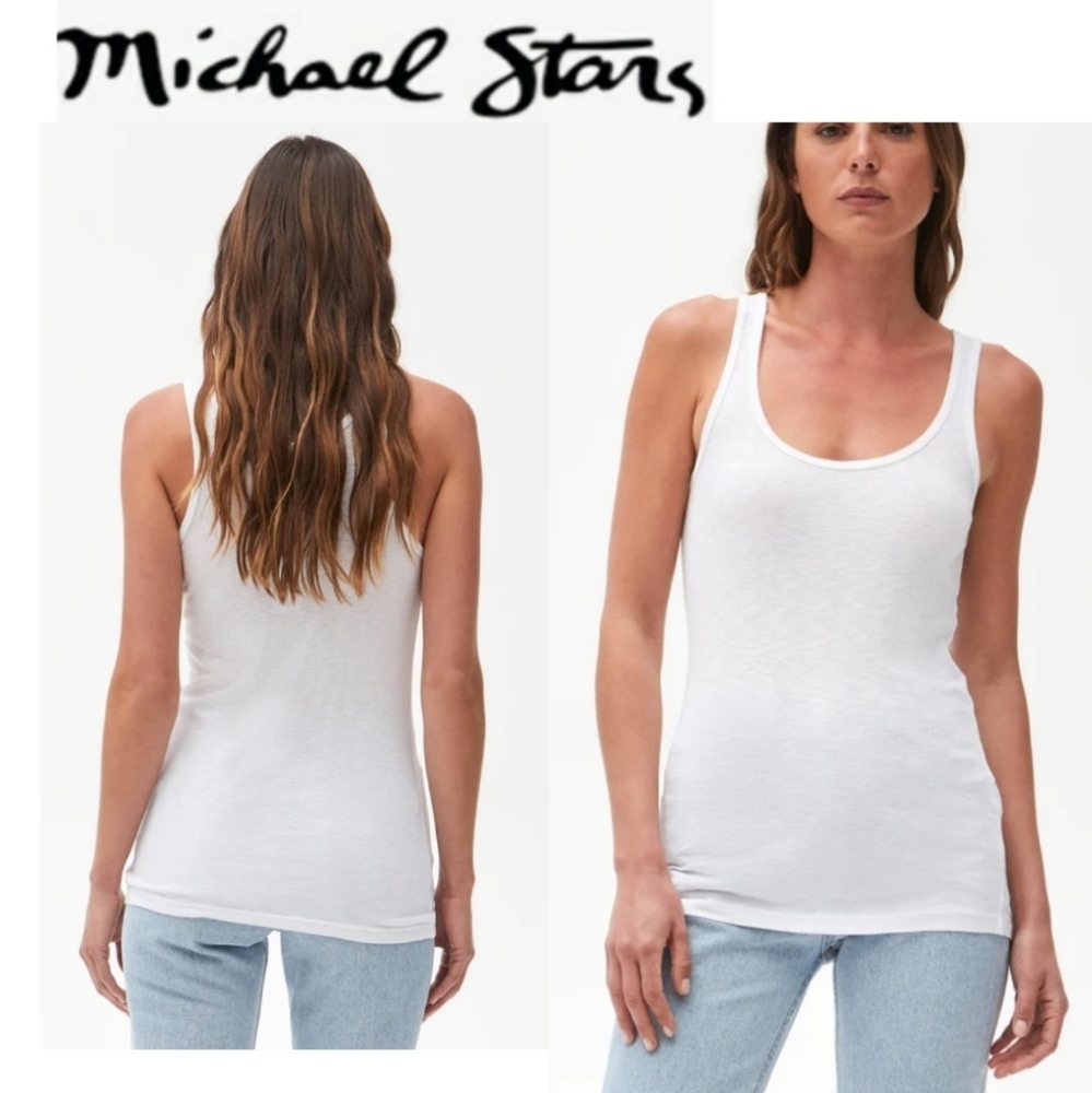 🥳Michael Stars Sarah boyfriend Tank.  Sz OS